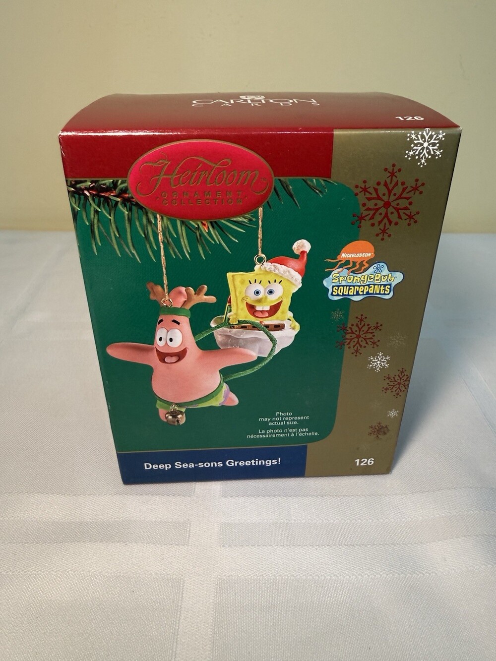 SpongeBob Patrick Christmas Ornament Heirloom Collection Deep Sea-sons Greetings